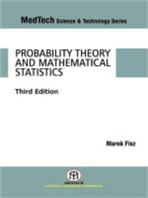 cover image of Probability Theory and Mathematical Statistics